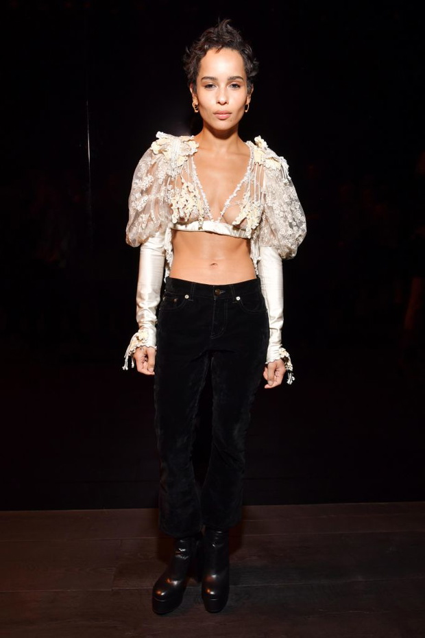 Saint Laurent show, Front Row, Fall Winter 2018, Paris Fashion Week, France - 27 Feb 2018