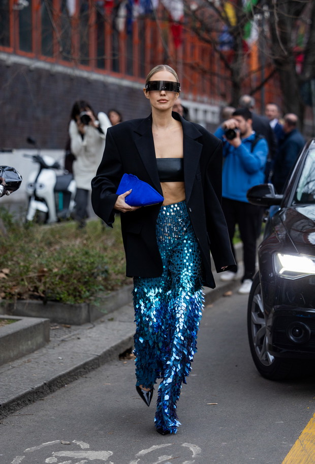 Milan Fashion Week jesień-zima 2023/2024: street style