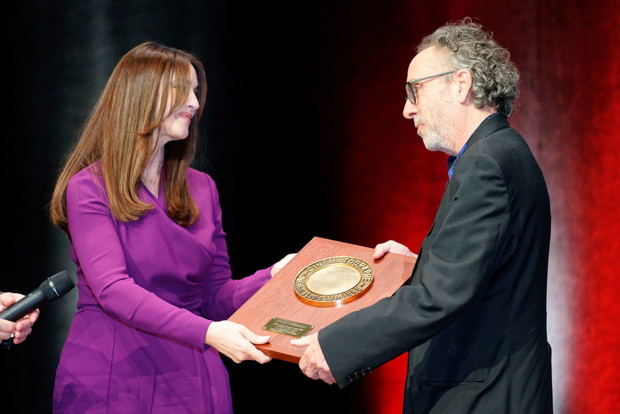 Tim Burton i Monica Bellucci