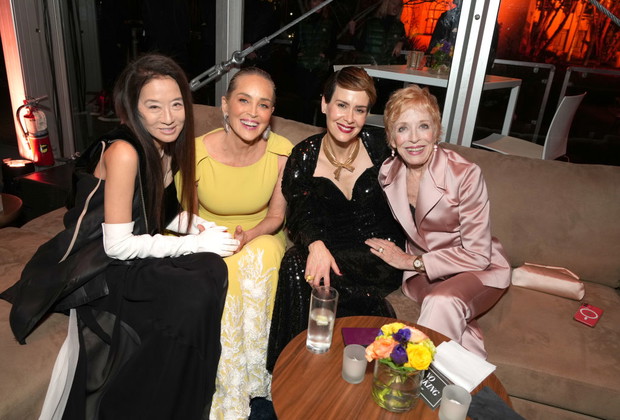 Sarah Paulson i Holland Taylor na imprezie „Vanity Fair”