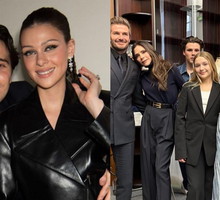 Beckhamowie i Nicola Peltz w Paryżu