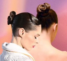Modne fryzury na wiosnę 2023: rose bun
