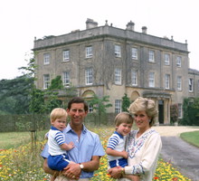 Księżna Diana, książę Harry i William, książę Karol