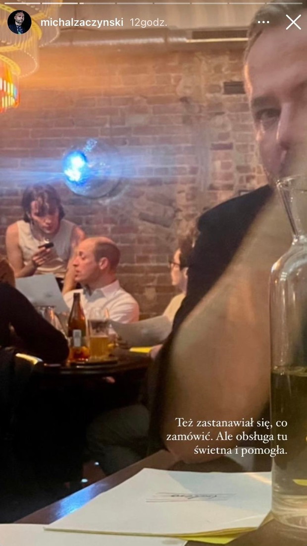 Książę William w lokalu LGBT+ w Warszawie. Zdjęcia obiegły internet