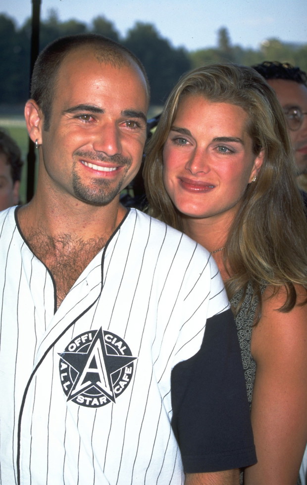 Brooke Shields i Andre Agassi