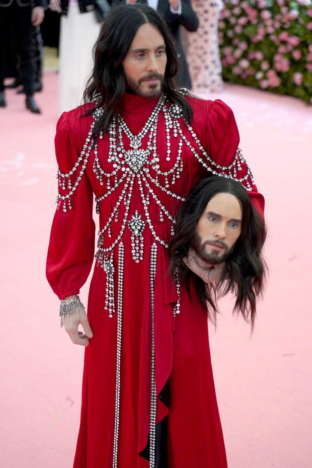 Jared Leto ze swoją głową