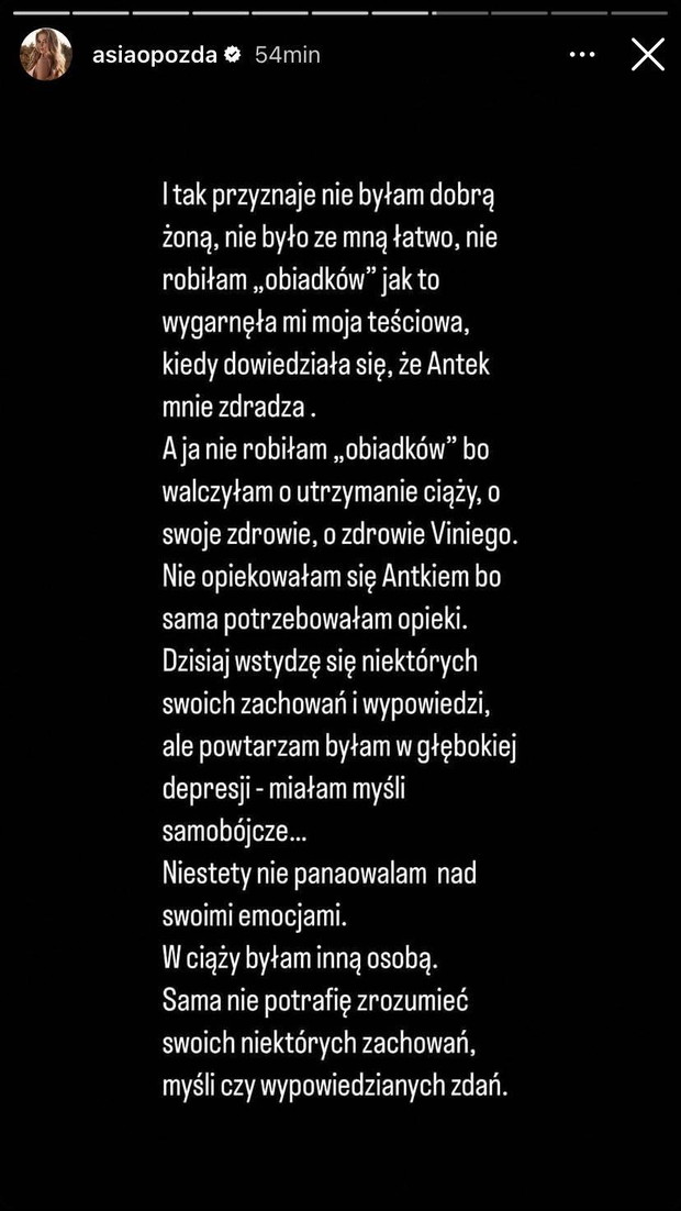 Joanna Opozda komentuje wyciek prywatnych nagrań: „Jest mi strasznie wstyd, czuję się poniżona”