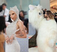 Met Gala 2023: Doja Cat i Jared Leto jako Choupette. Gwiazdy skradły show, wcielając się w kotkę Lagerfelda