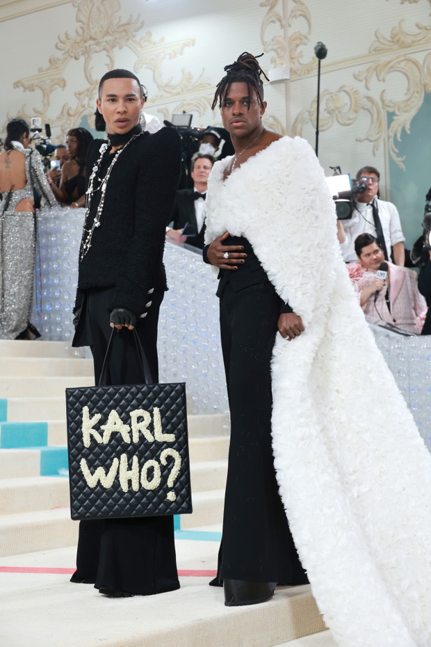 Olivier Rousteing i Jeremy Pope