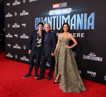 Dylan Michael Douglas, Michael Douglas i Catherine Zeta-Jones na czerwonym dywanie