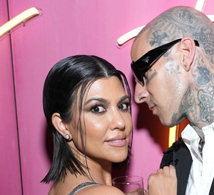 Kourtney Kardashian and Travis Barker