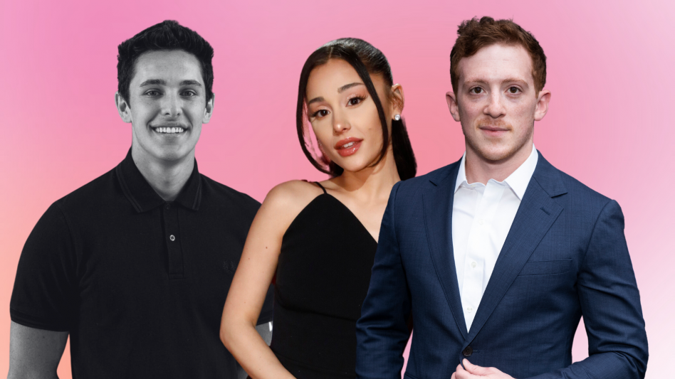 Ariana Grande, Ethan Slater i Dalton Gomez