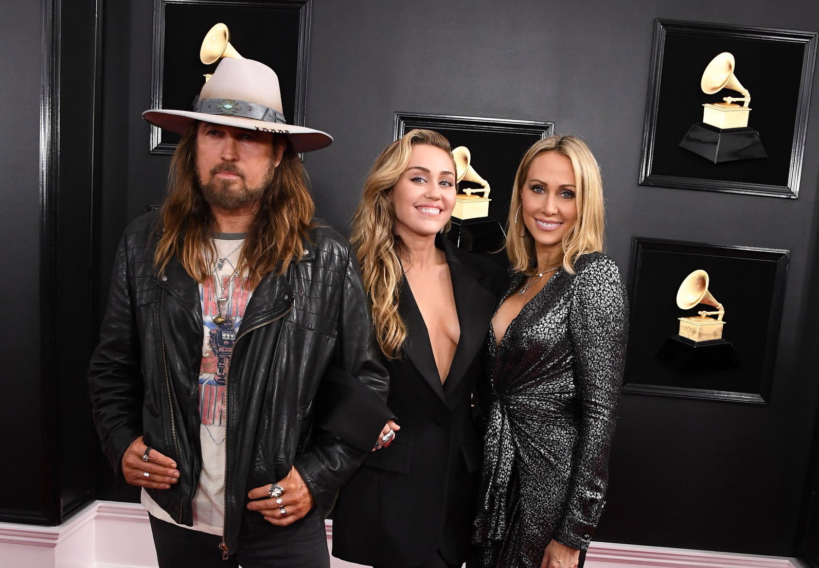 Miley Cyrus z rodzicami
