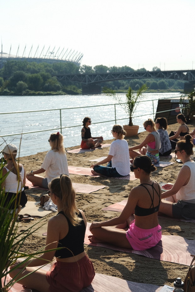 Yoga na Wiśle