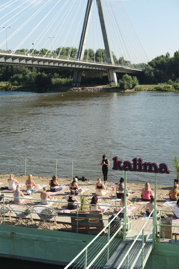 Yoga na Wiśle