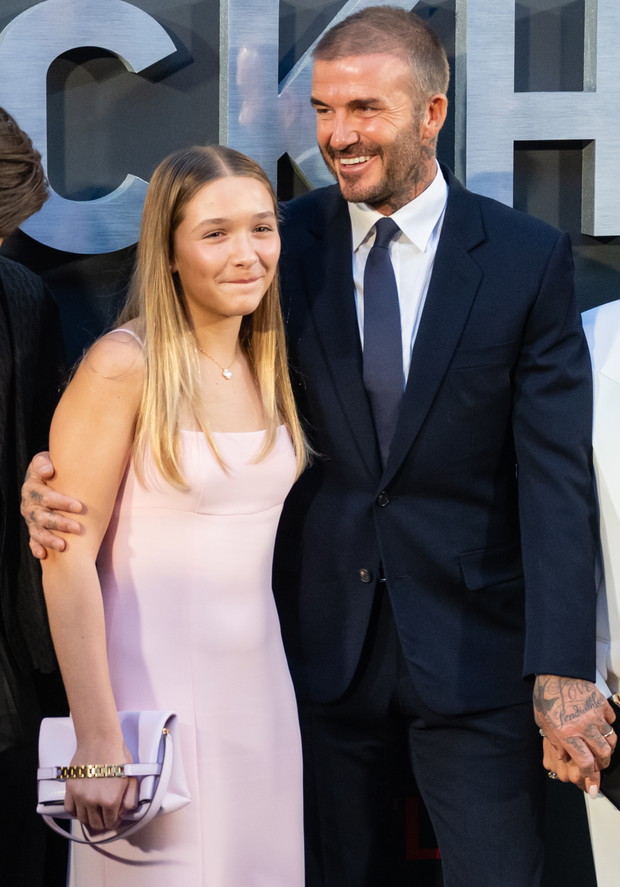 Harper Beckham i David Beckham