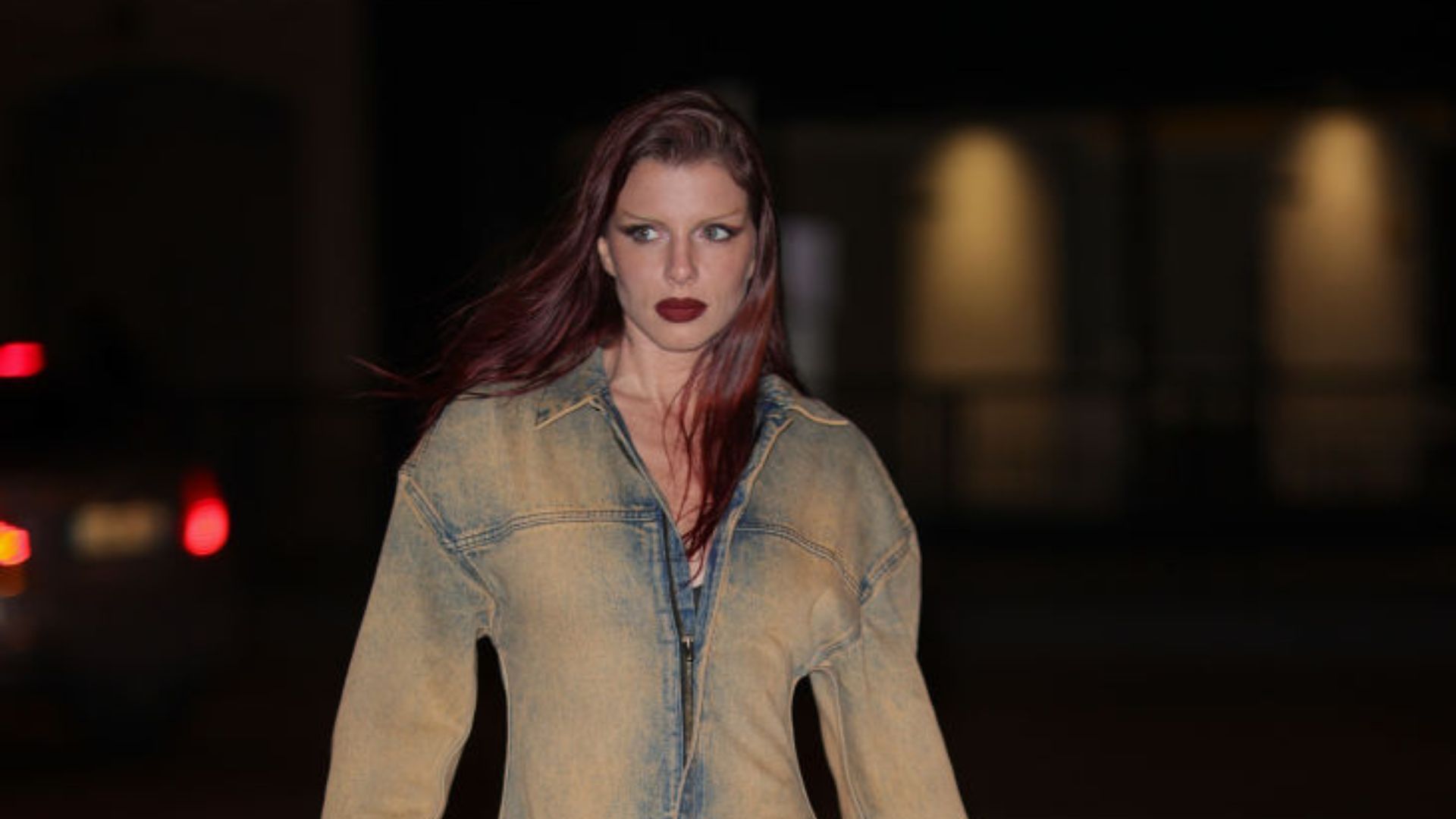 Red wine makeup - grunge'owy makijaż w stylu lat 90.