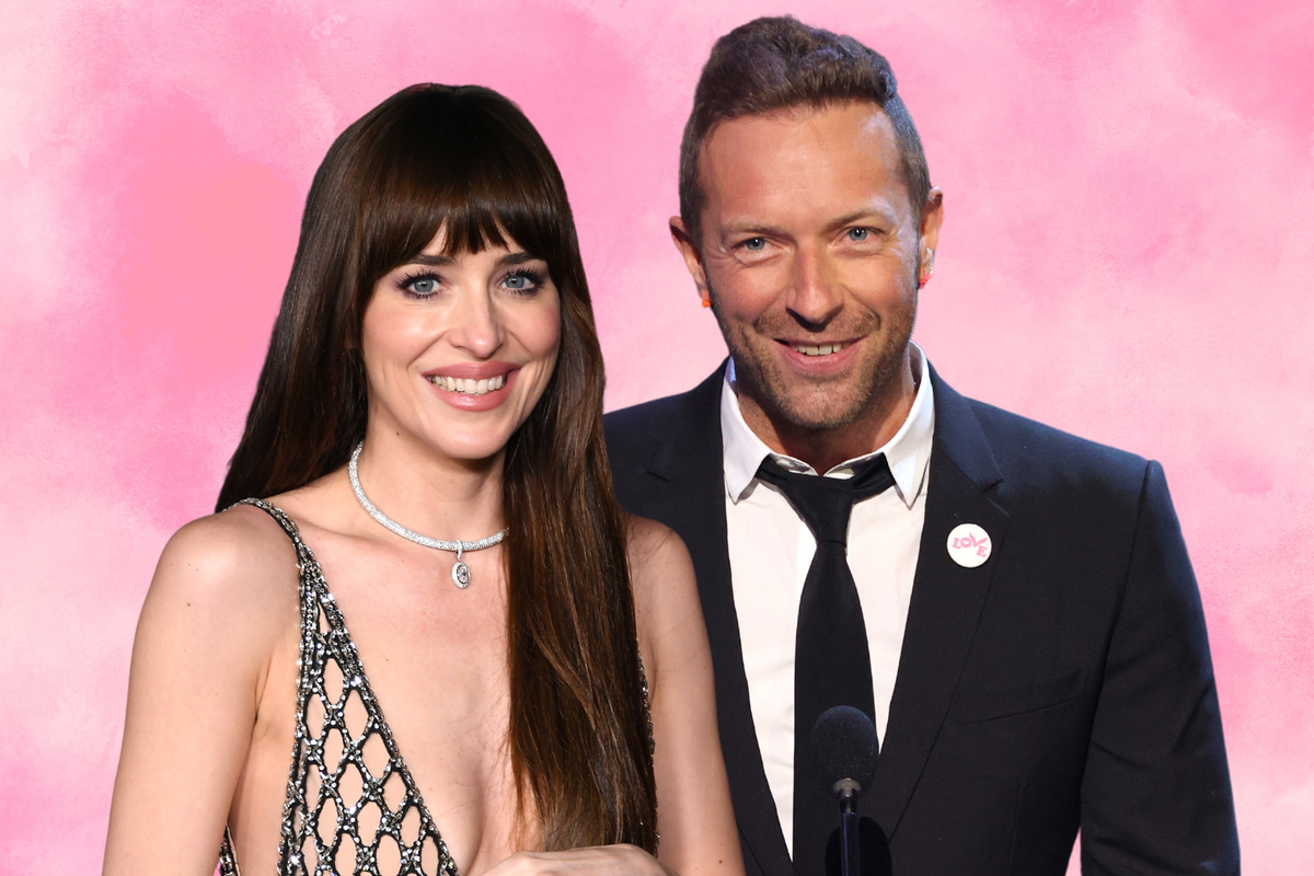Dakota Johnson i Chris Martin