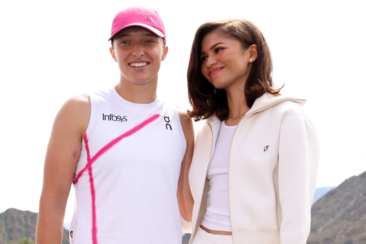 Iga Świątek i Zendaya
