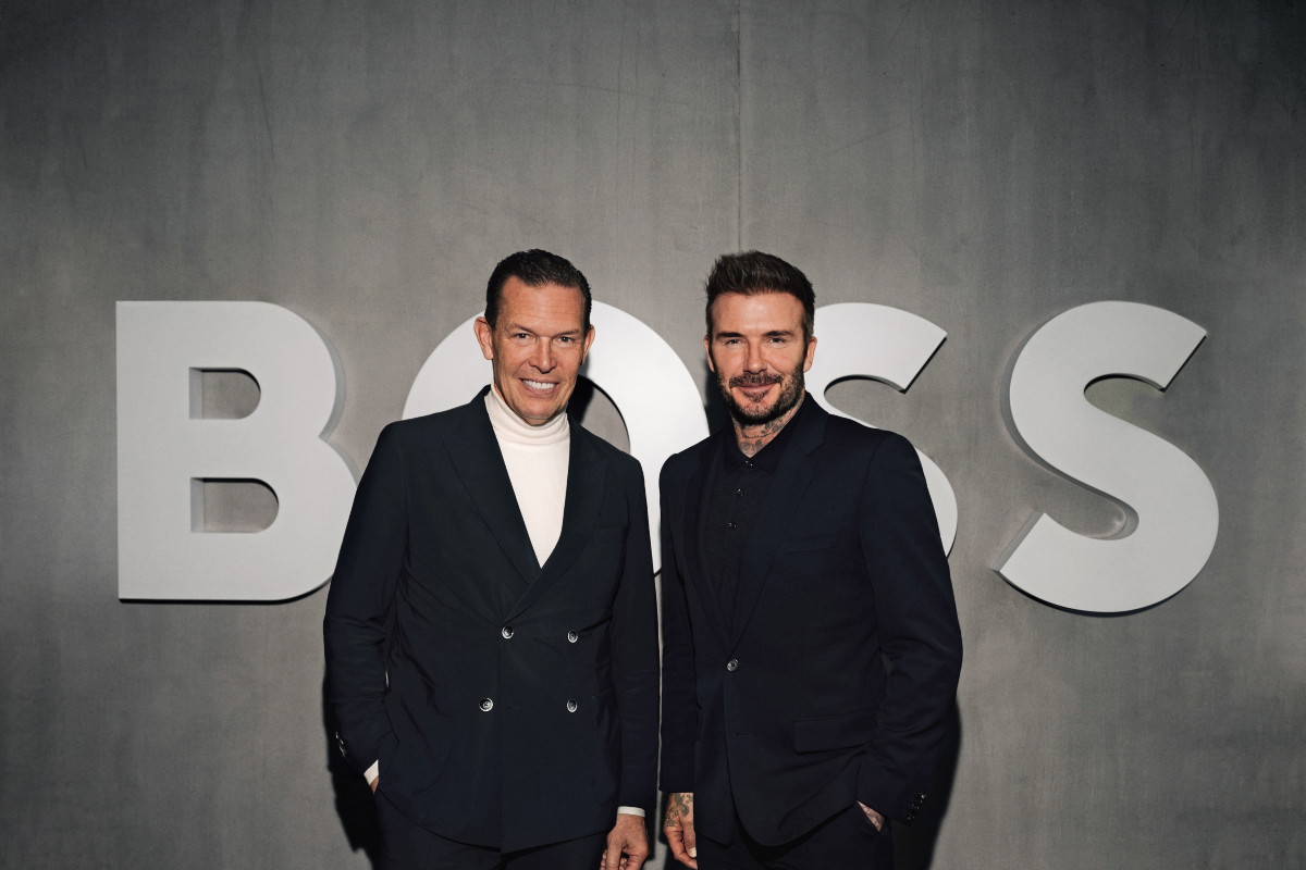 David Beckham i Hugo Boss