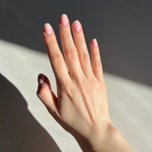 Minimalistyczne paznokcie: balletcore nails