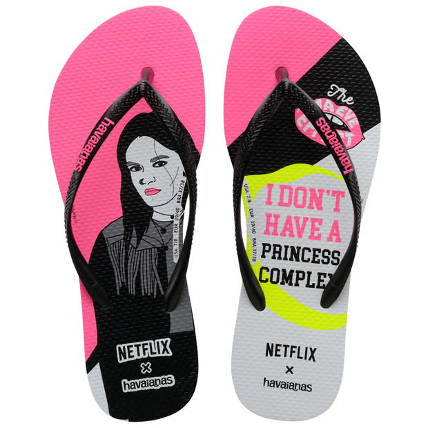 Netflix, brokat i Saint Tropez - nowa kolekcja kultowych japonek Havaianas
