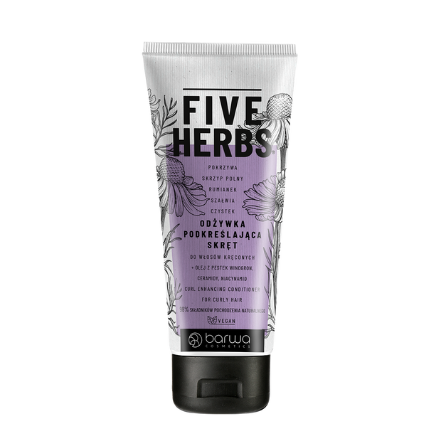 BARWA FIVE HERBS ODŻYWKA PODKREŚLAJĄCA SKRĘT