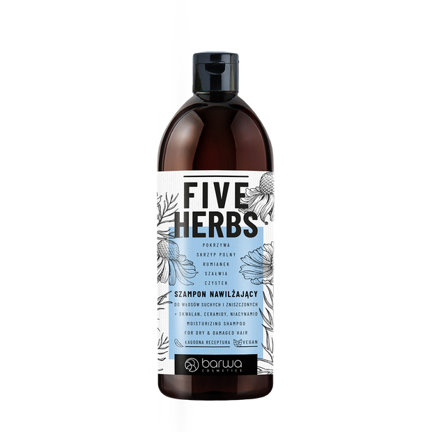 BARWA FIVE HERBS SZAMPON NAWILŻAJĄCY
