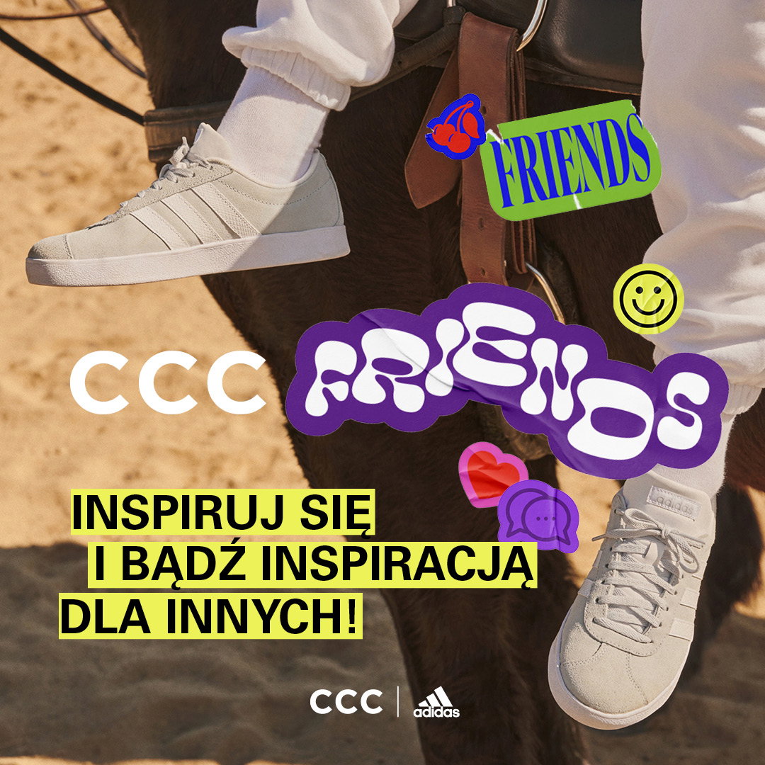 Od teraz nie musisz już robić zakupów samodzielnie. Dołącz do CCC Friends i połącz się z innymi fanami streetwear’u!