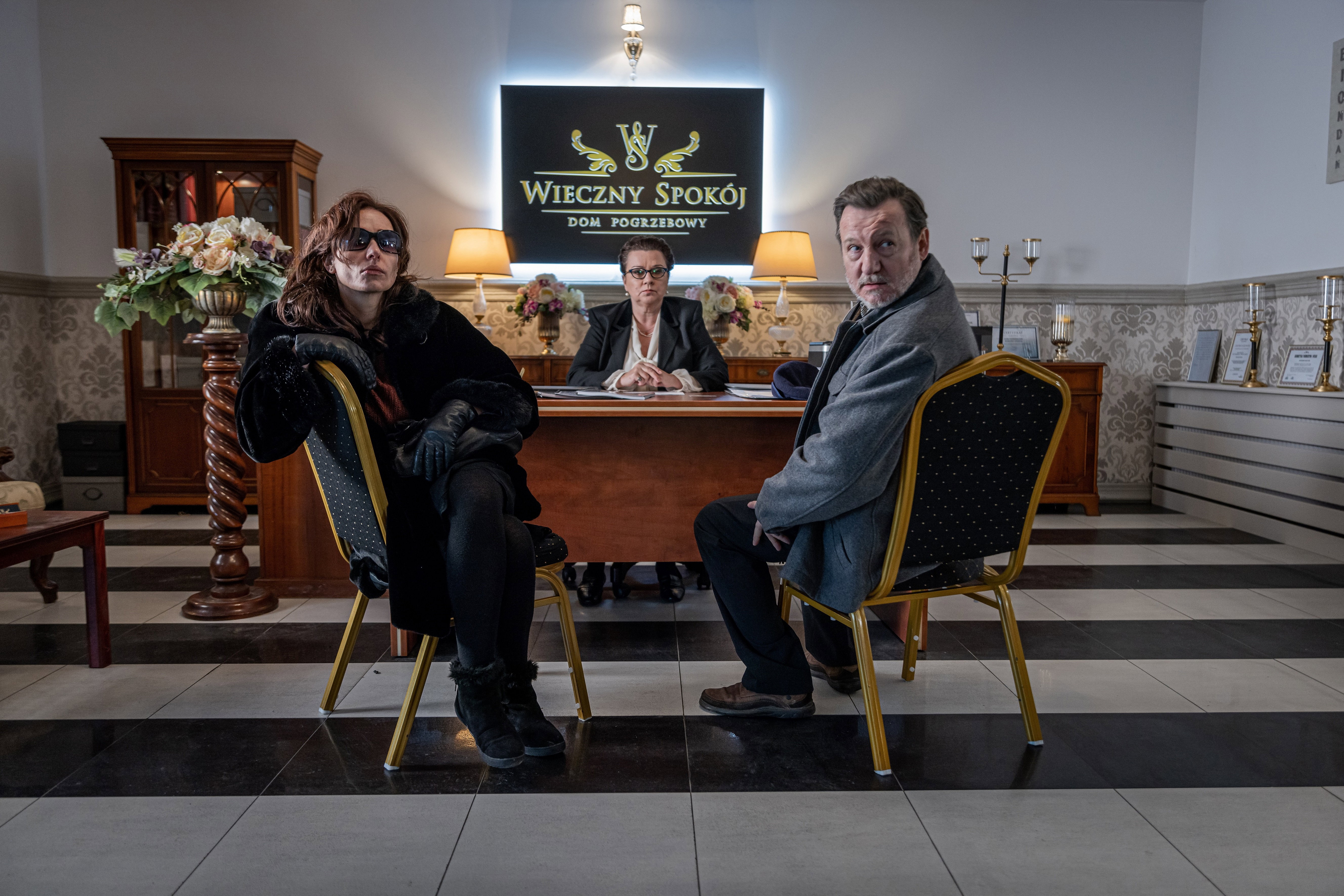 Aleksandra Popławska i Robert Więckiewicz w serialu "Minuta ciszy"
