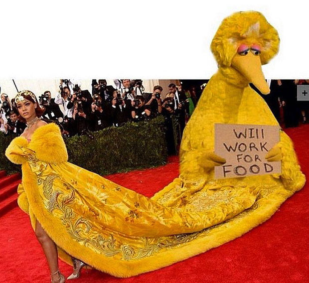 Rihanna i Wielki Ptak.