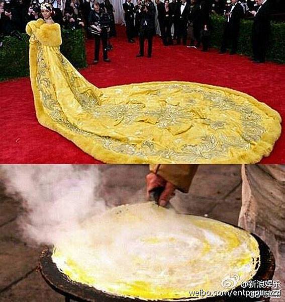 Rihanna jako naleśnik.