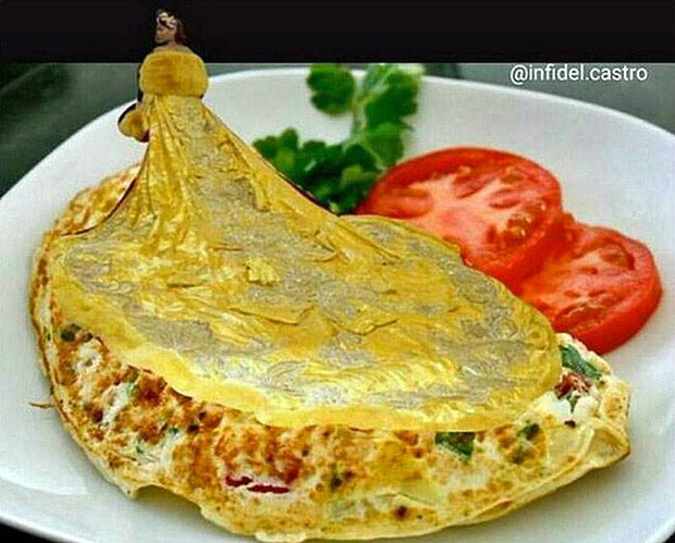 Rihanna jako zapiekanka.