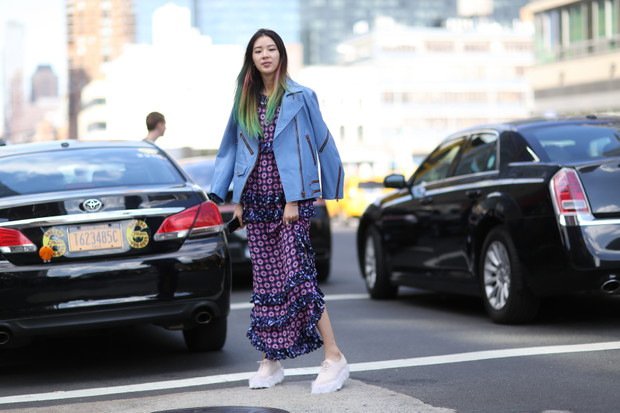 Street Fashion: sukienki maxi / Imaxtree