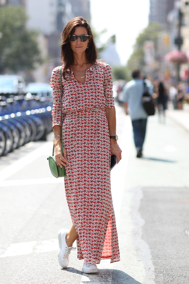 Street Fashion: sukienki maxi / Imaxtree