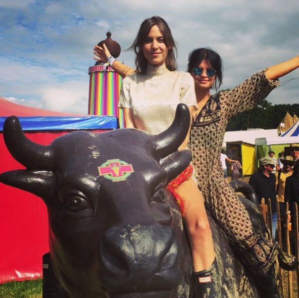 Alexa Chung and Pixie Geldof