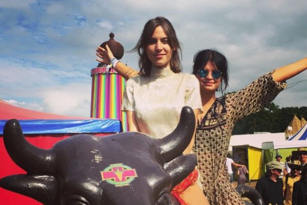 Alexa Chung and Pixie Geldof