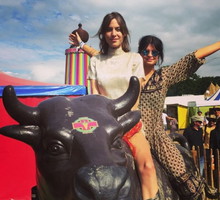 Alexa Chung and Pixie Geldof