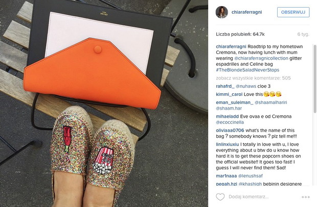 via @chiaraferragni Instagram