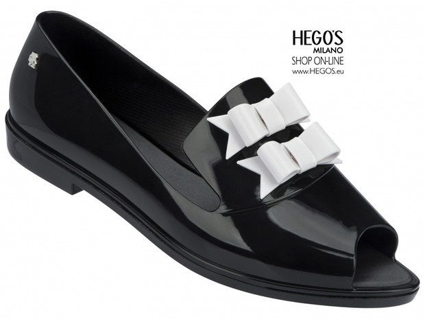 Melissa_HEGOS.eu_31610 BROGUE KL BLACK_WHITE_499zą