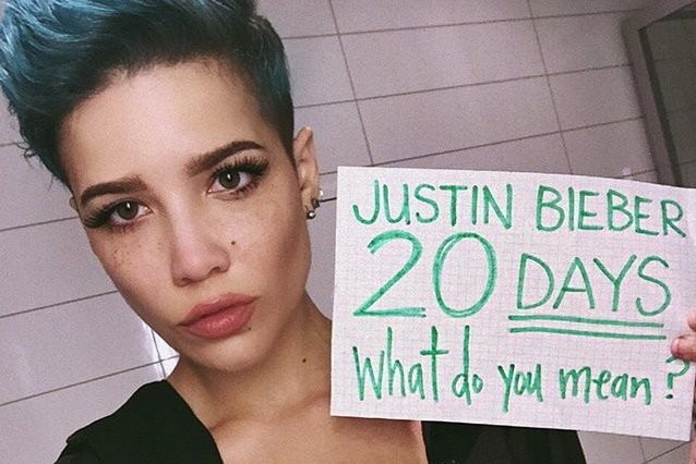 Halsey via @justinbieber Instagram