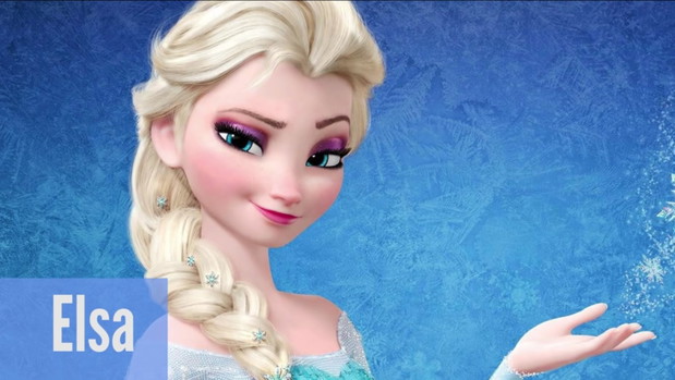 Księżniczki Disneya bez makijażu. Elsa w makijażu.