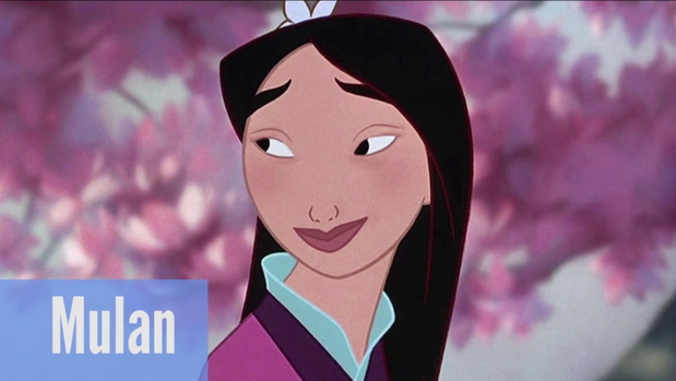 Księżniczki Disneya bez makijażu. Księżniczka Mulan bez makijażu.