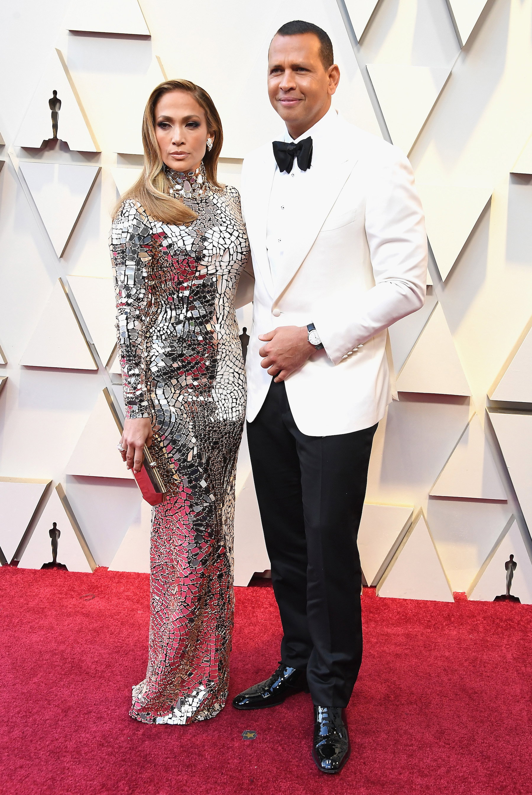 Oscary 2019 najpiękniejsze pary na czerwonym dywanie: Jennifer Lopez i Alex Rodriguez