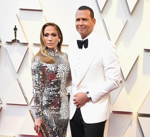 Oscary 2019 najpiękniejsze pary na czerwonym dywanie: Jennifer Lopez i Alex Rodriguez