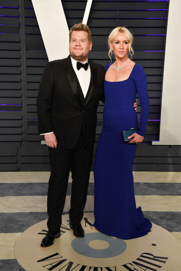 James Corden z żoną
