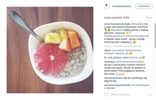 via @annalewandowskahpba Instagram