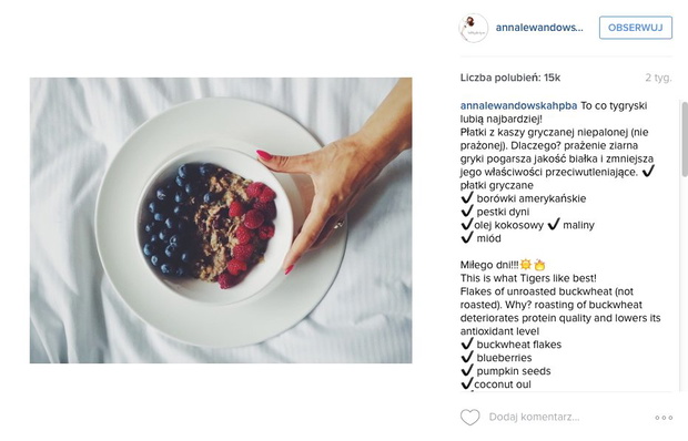 via @annalewandowskahpba Instagram
