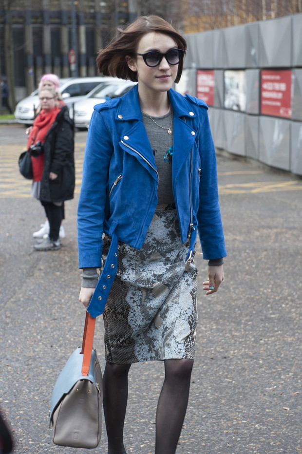 Street Fashion ramoneska / fot. Imaxtree