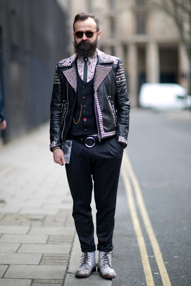 Street Fashion ramoneska / fot. Imaxtree
